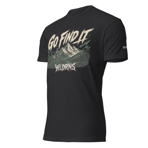unisex-cvc-t-shirt-black-left-front-6a3dacdf31ad9.jpg Short sleeve Fitted T-shirt MX mountain go find it T-shirt
