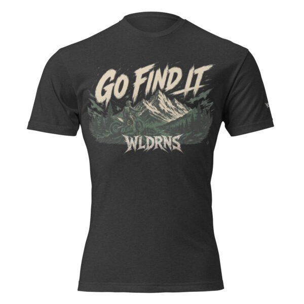 unisex-cvc-t-shirt-charcoal-front-6a3dacdf31d99.jpg Short sleeve Fitted T-shirt MX mountain go find it T-shirt