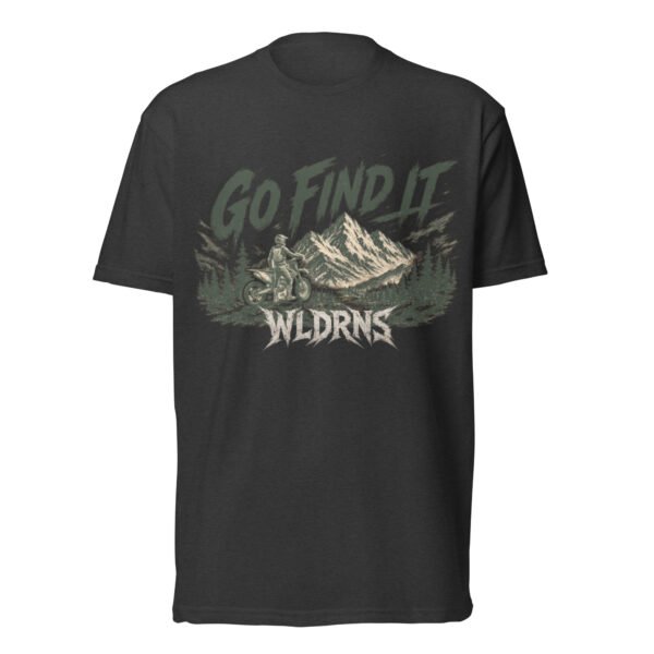 unisex-cvc-t-shirt-charcoal-front-6a3ff6fcb1dd9.jpg Short sleeve Fitted T-Shirt - GO FIND IT wldrns