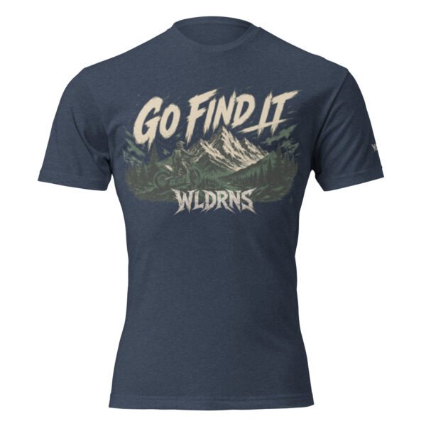 unisex-cvc-t-shirt-midnight-navy-front-6a3dacdf329d7.jpg Short sleeve Fitted T-shirt MX mountain go find it T-shirt