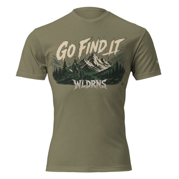 unisex-cvc-t-shirt-military-green-front-6a3dacdf33d31.jpg Short sleeve Fitted T-shirt MX mountain go find it T-shirt