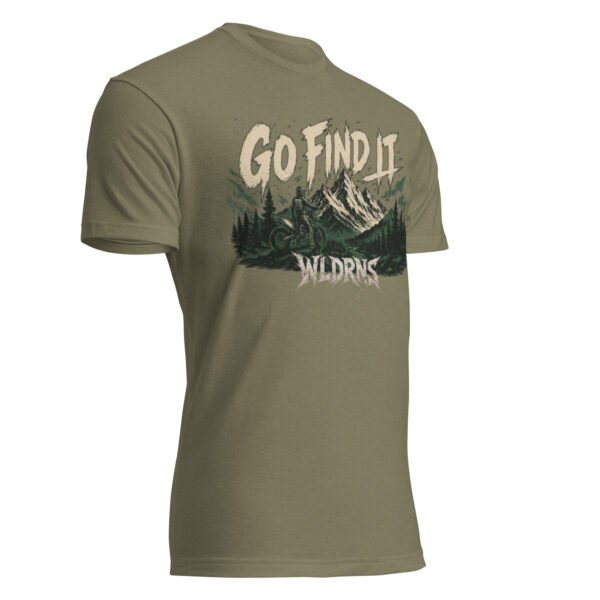 unisex-cvc-t-shirt-military-green-right-front-6a3dacdf350d4.jpg Short sleeve Fitted T-shirt MX mountain go find it T-shirt