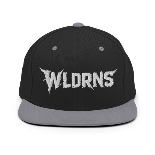 classic-snapback-black-silver-front-6a583b3c8421c.jpg Wldrns Snapback Hat