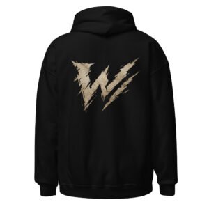 W back logo hoodie