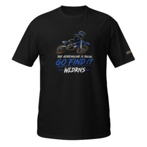 unisex-basic-softstyle-t-shirt-black-front-6a87aa340895b.jpg Short-Sleeve T-Shirt - The adrenaline is there (Yamaha)