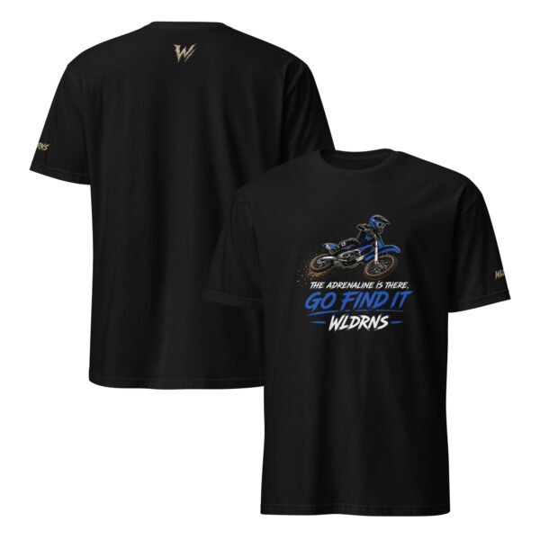 unisex-basic-softstyle-t-shirt-black-front-and-back-6a87aa340aa55.jpg Short-Sleeve T-Shirt - The adrenaline is there (Yamaha)
