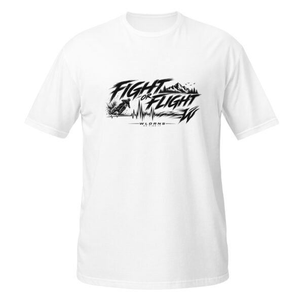 unisex-basic-softstyle-t-shirt-white-front-6a8c31980404c.jpg Short-Sleeve T-Shirt - Fight or flight