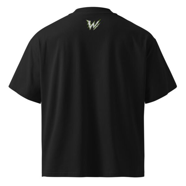 Oversized high neck t-shirt - Fight or flight