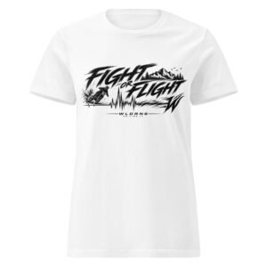 Women’s T-shirt - fight or flight (white)
