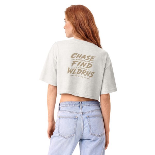 womens-garment-dye-cropped-tee-vintage-white-back-6aa5fb9d00e94.jpg Women’s Crop top - Chase, Find, Wldrns