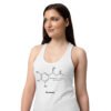 Women’s fitted racerback tank top